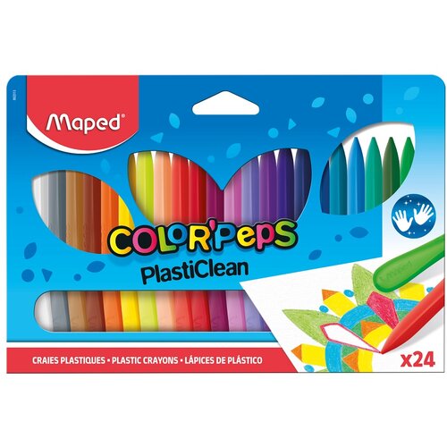 Maped voštane bojice maped COLOR`PEPS plastic clean 1/24 Cene